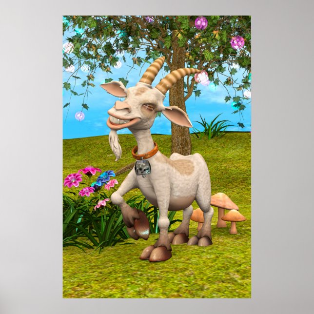 Póster Cabra Feliz (Frente)