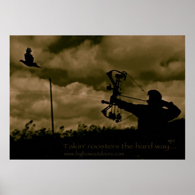 Poster Caça a faisões de grandes Arcos (Frente)