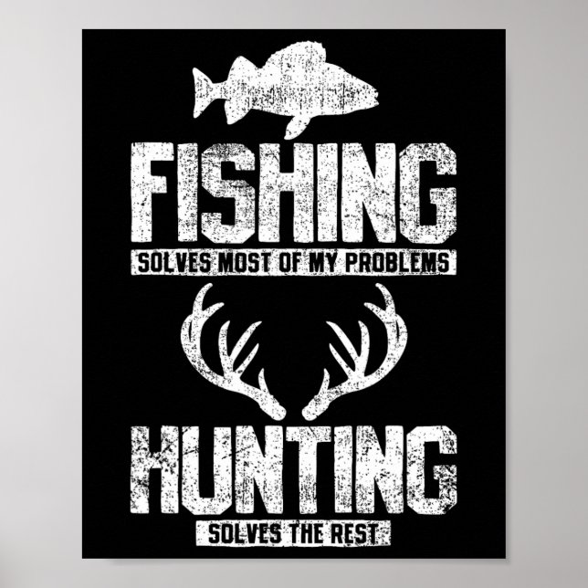 Poster Caça à pesca (Frente)