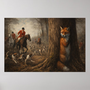 Poster Caça à Raposa
