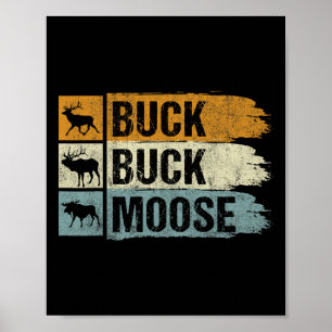 Poster Caça ao Alce Buck Buck Alce