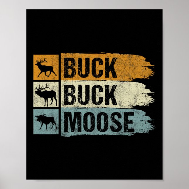 Poster Caça ao Alce Buck Buck Alce  (Frente)