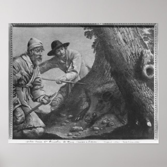 Póster Caça ao boar (Frente)