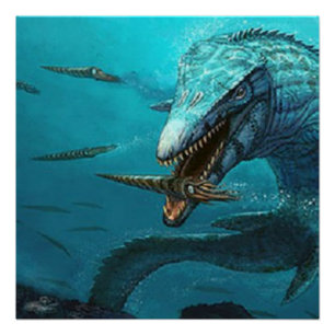 Póster Caça ao Mosassauro