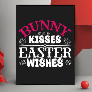 Póster Caça ao Ovo de Páscoa - Felicidade