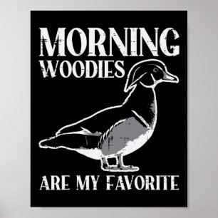 Poster Caça ao Pato Favorito Woody Manhã Engraçado Caçado