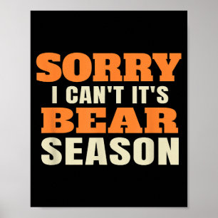 Poster Caça ao Urso Engraçado