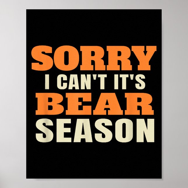 Poster Caça ao Urso Engraçado (Frente)