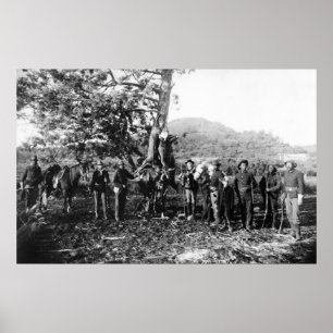 Poster Caça bem sucedida, 1880s