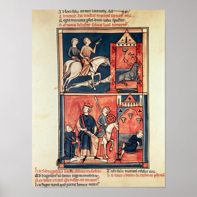 Poster Caça de mordaça e rei (Frente)