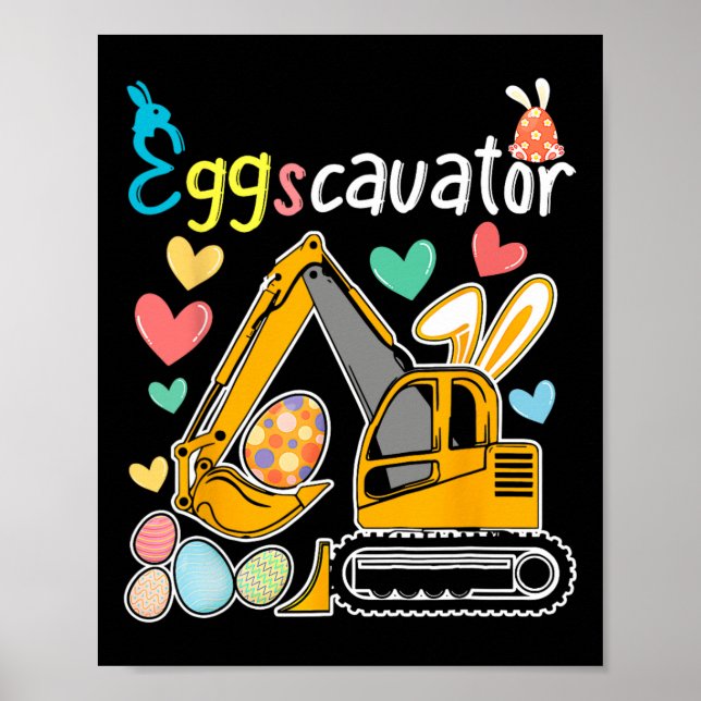 Poster Caça De Ovos De Páscoa De Eggscavator Gi (Frente)