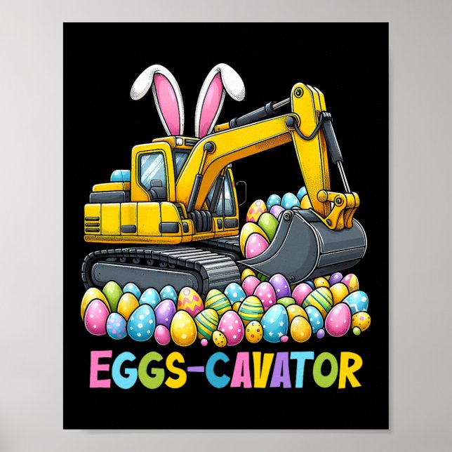 Poster Caça De Ovos De Páscoa Eggscavator Para (Frente)