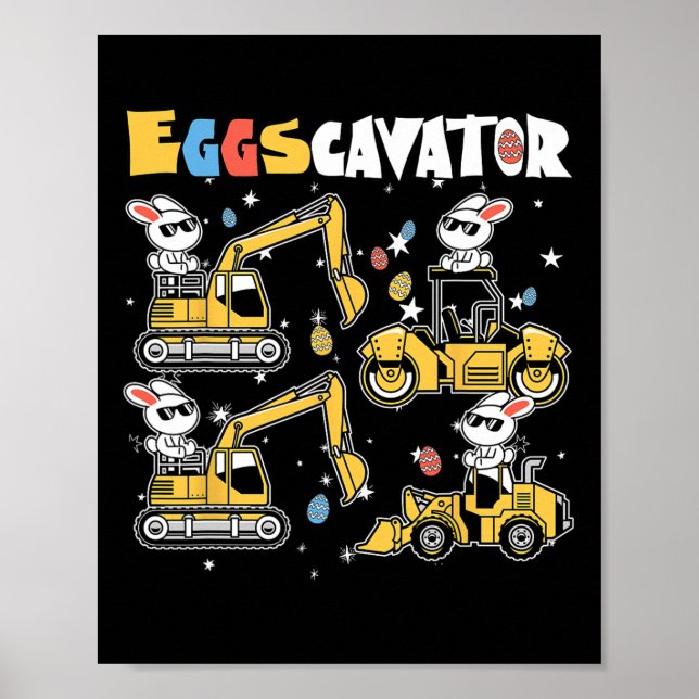 Poster Caça De Ovos De Páscoa Eggscavator Para (Frente)