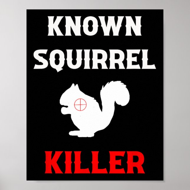 Poster Caça Engraçada ao Esquilo (Frente)