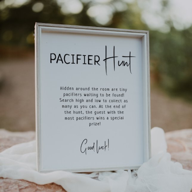 Poster Caça simples com Pacificador com Chá de fraldas Ne (Criador carregado)