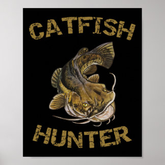 Poster Caçador de bagre Bagre Para Pescador de bagre 