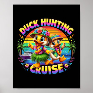 Poster Caçador de Cruzeiro Pato de Borracha Férias de Bar