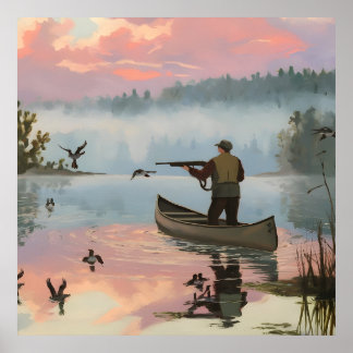 Poster Caçador de recompensas da época de início de caça