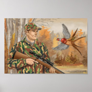 Poster Caçador de recompensas da época de início de caça