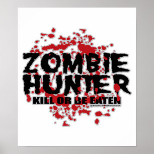 Póster Caçador do zombi