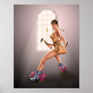 Poster Caçadora Neverland