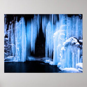 Poster Cachoeira congelada