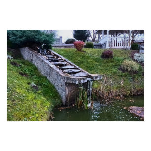 Póster Cachoeira de Jardim Encantador – Natureza Selvagem