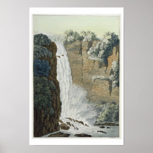 Póster Cachoeira de Tequendama no rio de Bogotá, Colômb