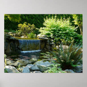 Poster Cachoeira do jardim do quintal