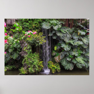 Poster Cachoeira do Jardim Luxuriante, China