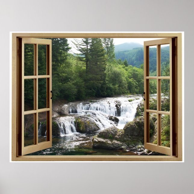 Póster Cachoeira do Rio da Janela Aberta (Frente)