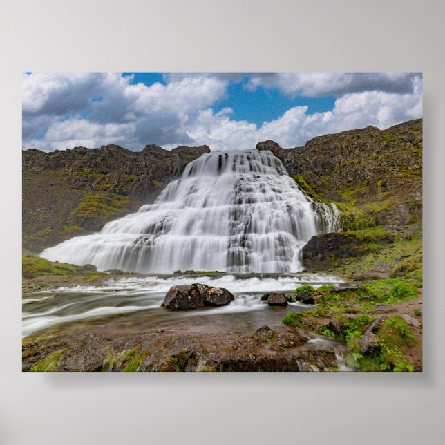Poster Cachoeira Dynjandi (Frente)