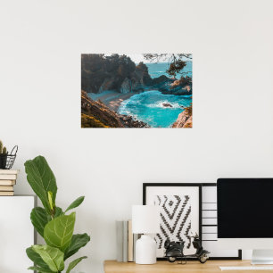 Poster Cachoeira Escondida – Serenidade Costeira