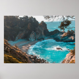Poster Cachoeira Escondida – Serenidade Costeira