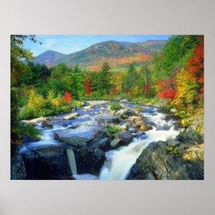 Poster Cachoeira Flume   Montanhas Adirondack