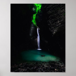 Poster Cachoeira Kozjak em toda a sua glória
