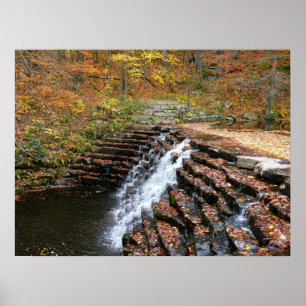 Póster Cachoeira no Laurel Hill State Park II