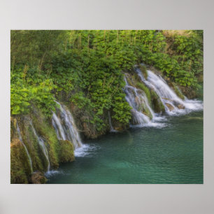 Póster Cachoeira, Parque Nacional dos Lagos de Plitvice e
