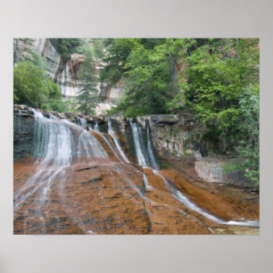Poster Cachoeira, Parque Nacional Zion, Utah, EUA