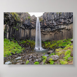 Poster Cachoeira Svartifoss