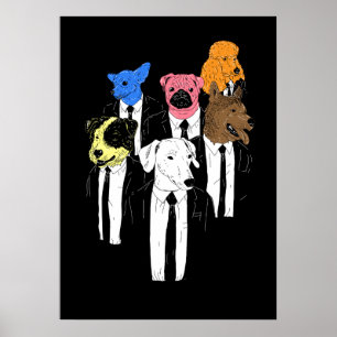 Póster Cachorrinhos de Reservior