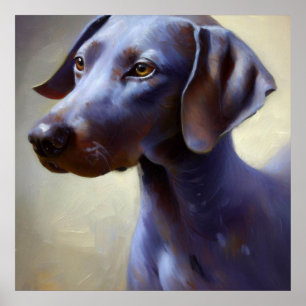Poster Cachorro Azul