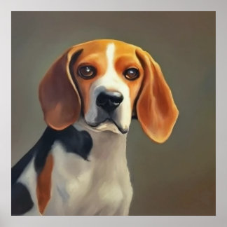 Poster Cachorro Beagle-Harrier