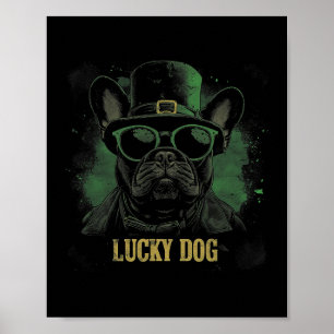 Poster Cachorro Bulldog Francês - Ruas. O Santo do Dia de