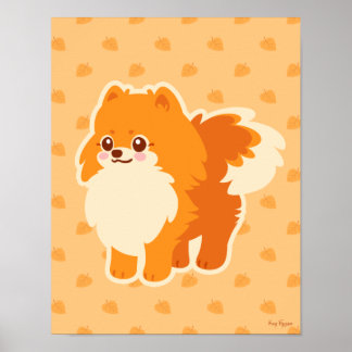Póster Cachorro Cachauí Pomeraniano
