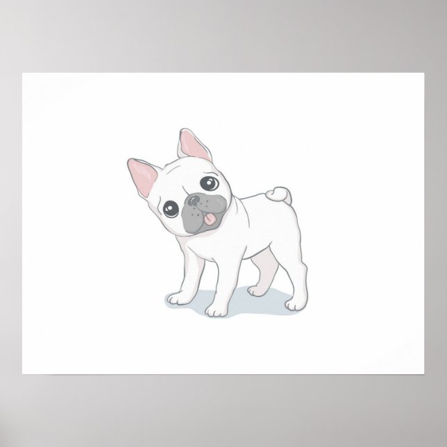 Poster Cachorro Cachorro | Presente Para Pistas De Cães (Frente)
