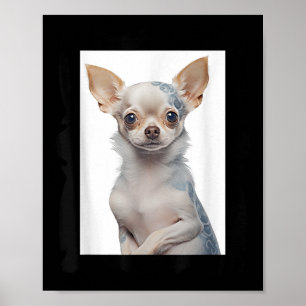 Poster Cachorro Chihuahua Steampunk Com Cachorro De Tatua