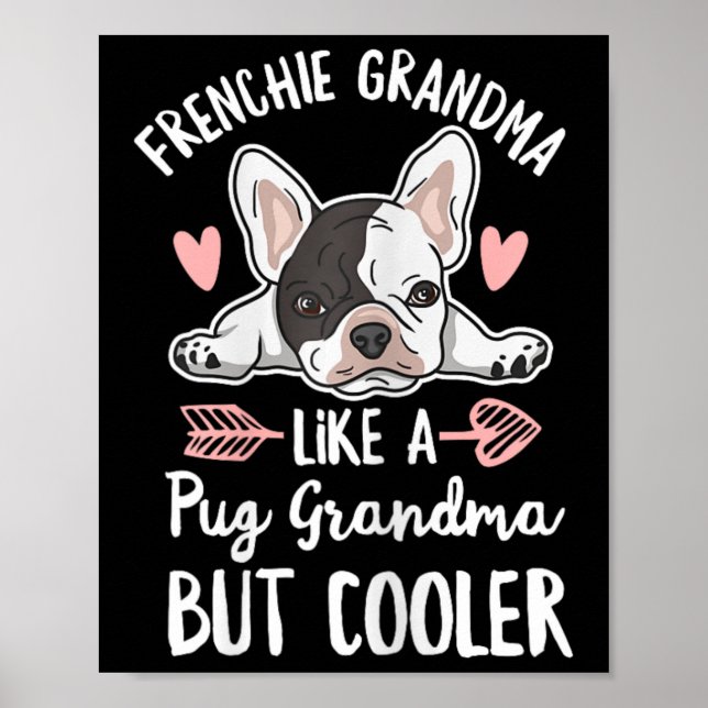 Poster Cachorro Citado Pela Sua Avó Francesa (Frente)