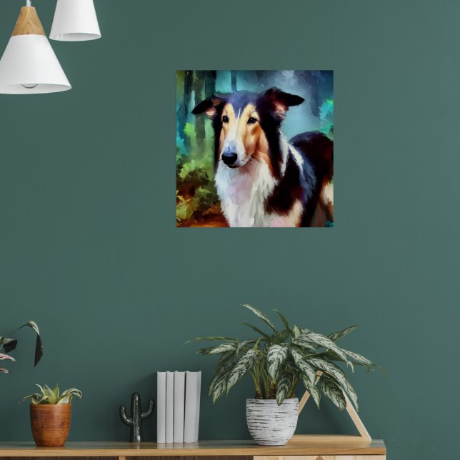 Poster Cachorro Collie Suave (Sala de Estar 1)