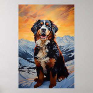 Poster Cachorro da Montanha Bernese